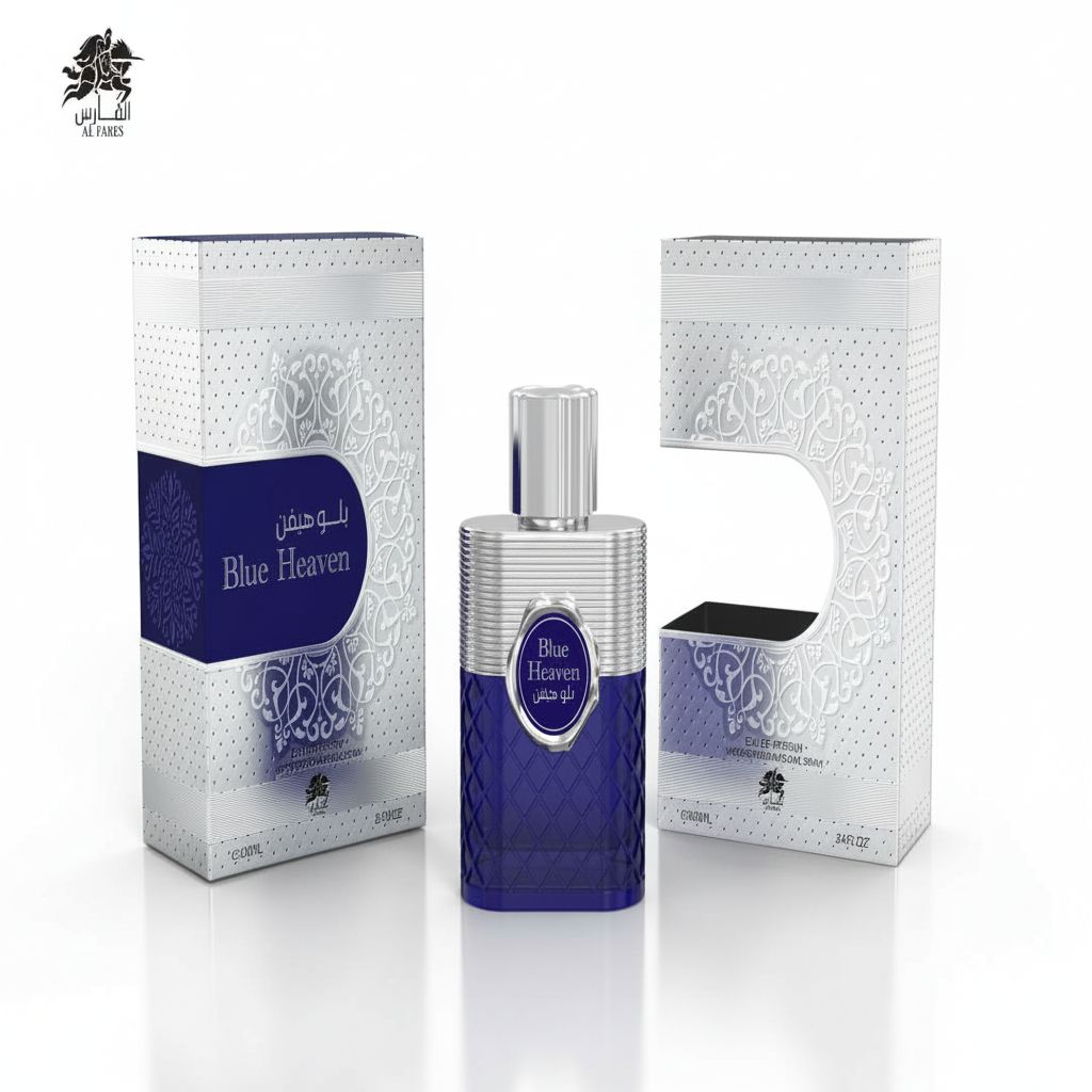 Blue Heaven – Foto Producto Fondo Blanco