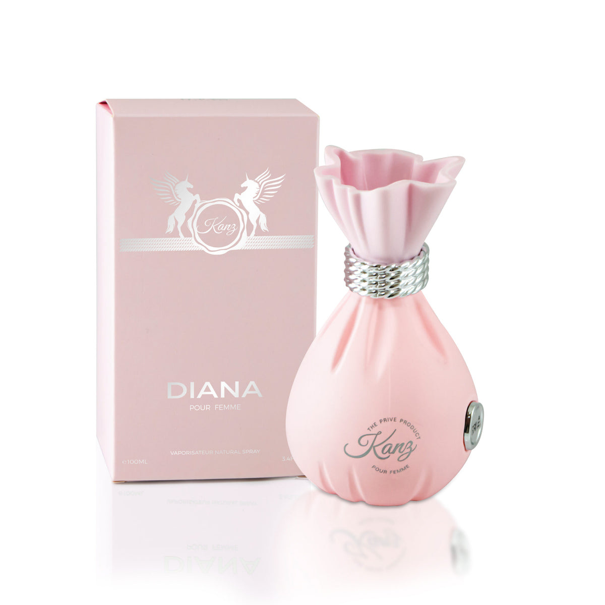 Privé Kanz Diana Pour Femme - frasco y caja rosa