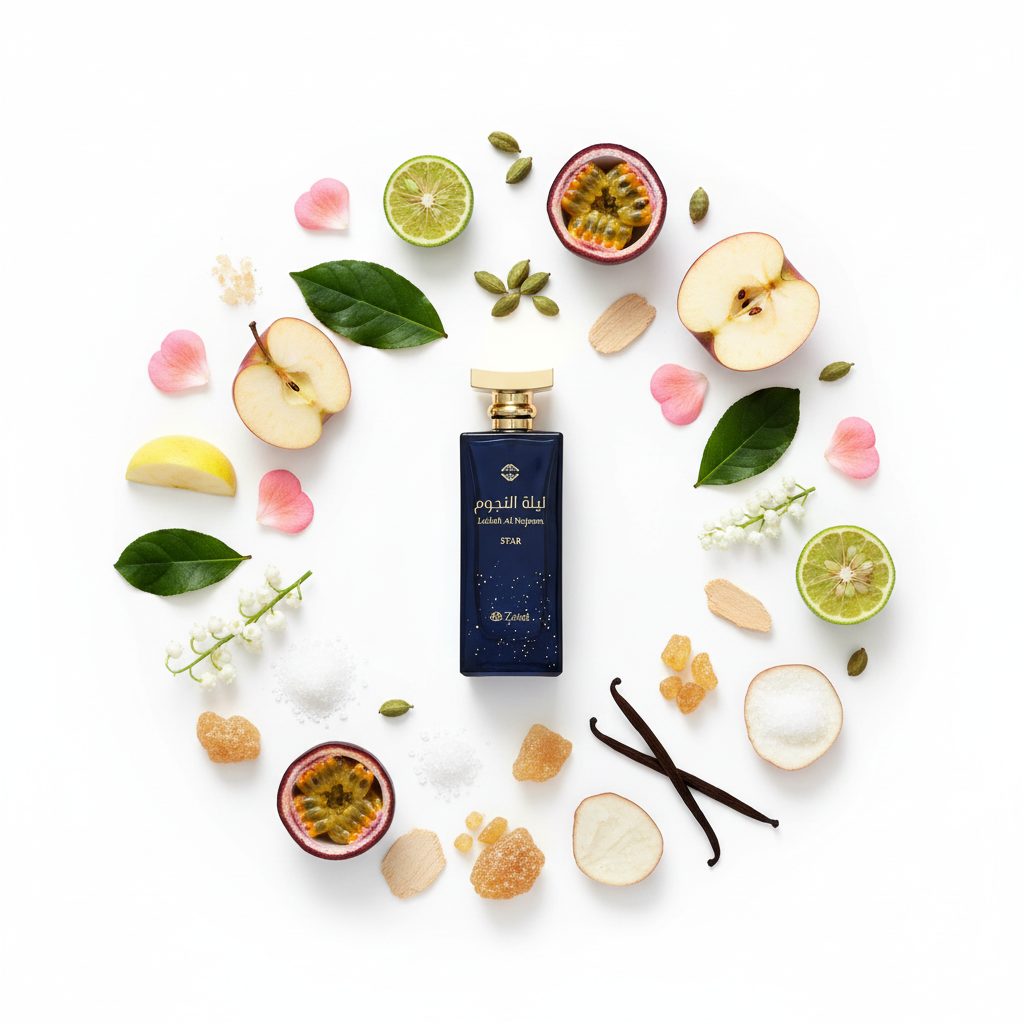 Lailath Al Nujoom Star – Flat Lay Notas