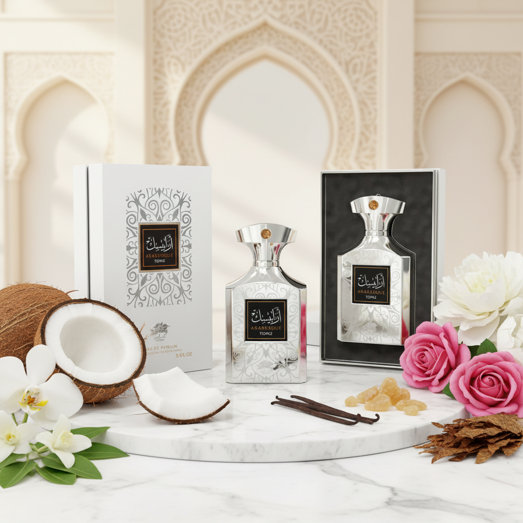 Arabesque Topaz – Lifestyle Editorial Árabe
